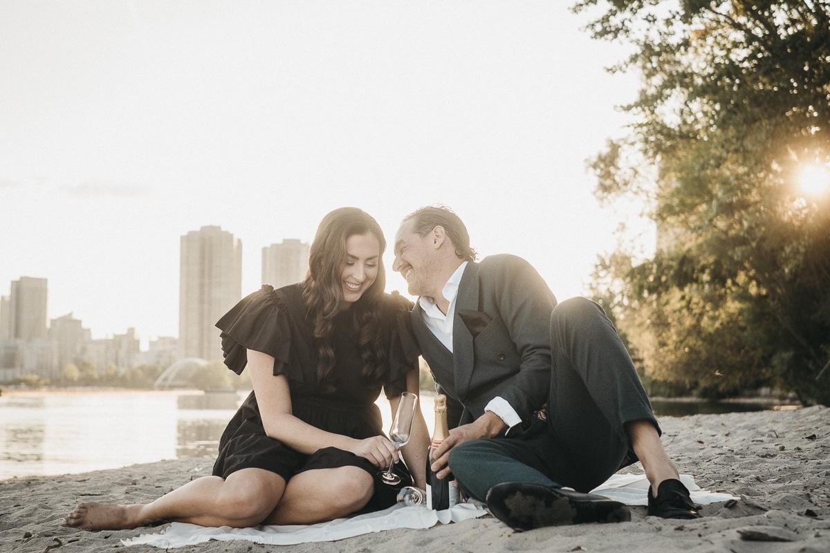 Sunnyside Beach Engagement | Fiona + Michael